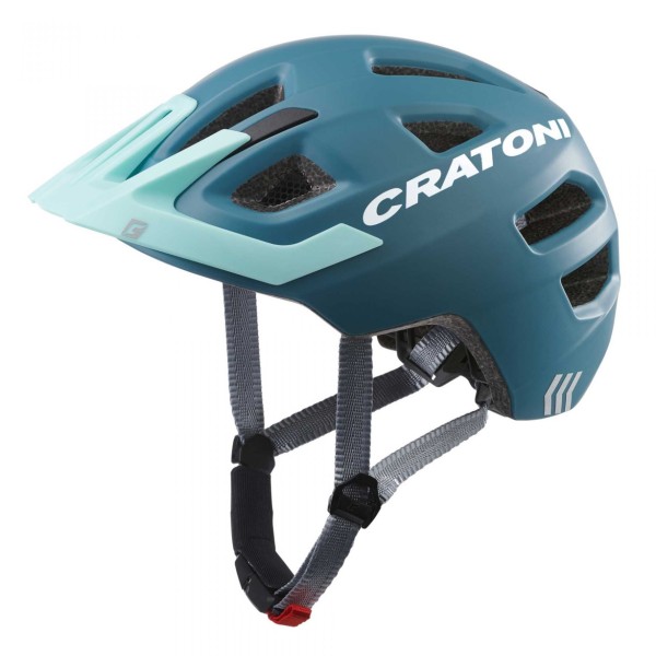 Cratoni Maxster Pro Fahrradhelm Kinderhelm steel blue