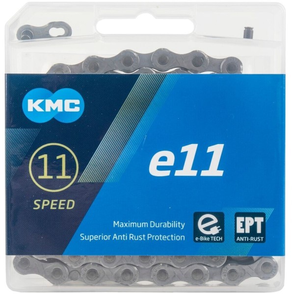KMC Fahrradkette E11 EPT 11-fach, 136 Glieder, E-25