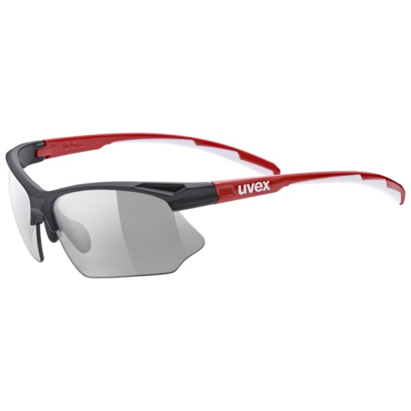 Uvex sportstyle 802 Vario Fahrradbrille black-red-white