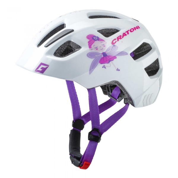 Cratoni Maxster Fahrradhelm Kinderhelm fay white