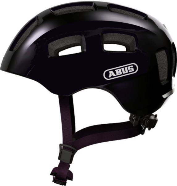Abus YOUN-I 2.0 Fahrradhelm black violet 48-54 cm