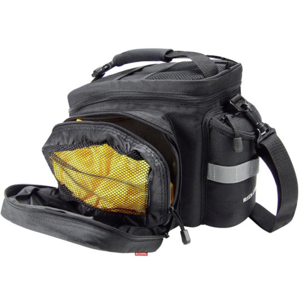 Sacoche Vélo Rixen & Kaul TR.KLICKFIX RACKPACK Light 8L – Transparent, Imperméable, Fixation Rapide