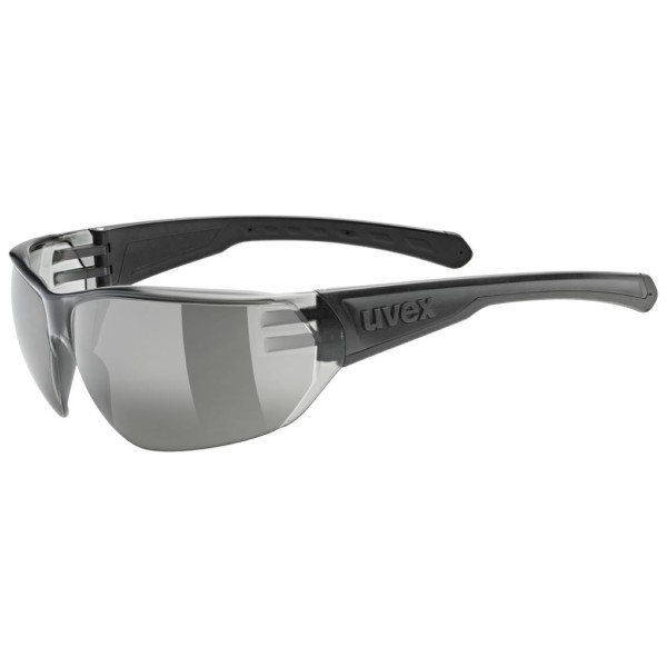 Uvex equate Fahrradbrille Sonnenbrille black/smoke