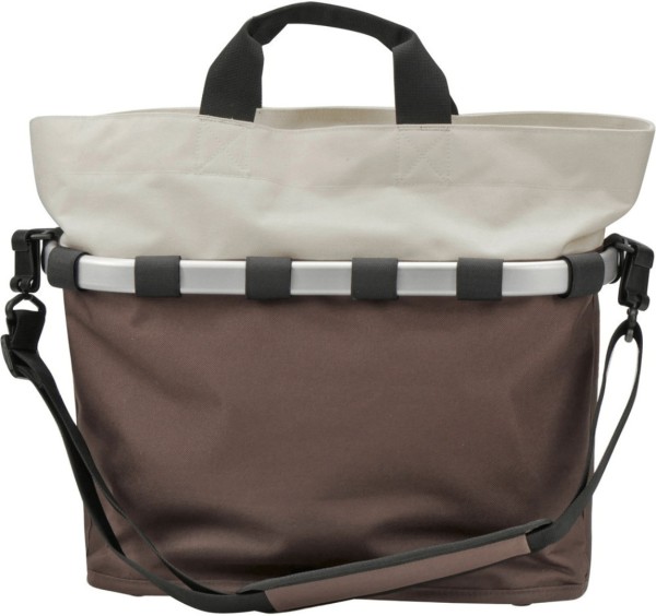Rixen & Kaul Klickfix Bikebasket Oval M Geoäckträgertasche mocca