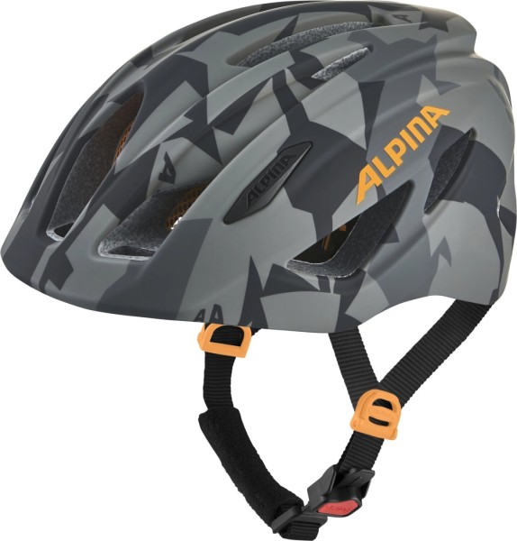Alpina Pico Flash Kinder Fahrradhelm black-camo orange 50-55 cm