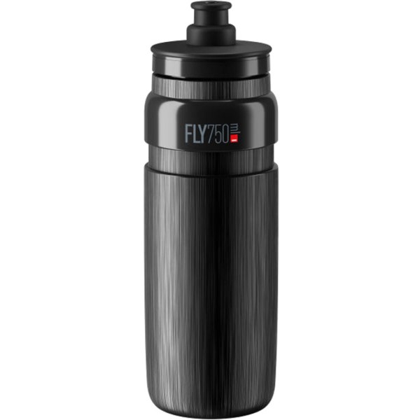 Elite Fly Tex Trinkflasche Fahrradflasche schwarz 750 ml