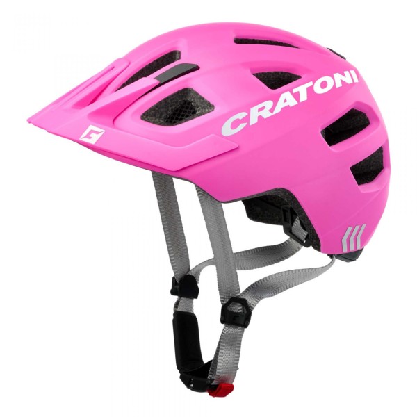 Cratoni Maxster Pro Fahrrad Kinderhelm pink matt 46-51 cm